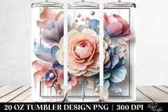 Glossy Ranunculus 20 Oz Tumbler Product Image 2