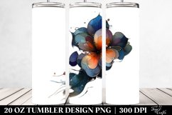 Glossy Nasturtium with Metallic Accents Clipart Product Image 2