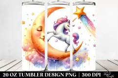 Unicorn Pirouetting Comet | 20 Oz Tumbler Product Image 2