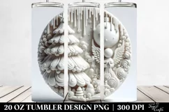 Marzipan Angel Christmas Tree, Clipart 20 Oz Tumbler Product Image 2