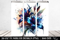20 Oz Tumbler Sublimation | Glossy Lobelia Product Image 2