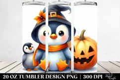 Spooky Penguin Halloween 20 Oz Tumbler Product Image 2