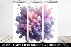 Abstract Violet 20 Oz Tumbler Product Image 2