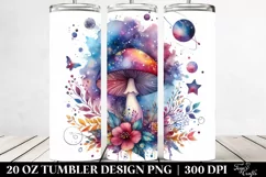 Colorful Magical Mushroom | 20 Oz Tumbler Product Image 2
