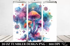 Colorful Magical Mushroom | 20 Oz Tumbler Product Image 2