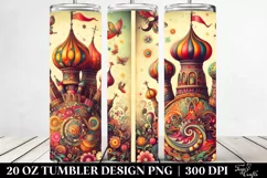 Vintage Postcard Style Whimsical | 20 oz Tumbler Product Image 2