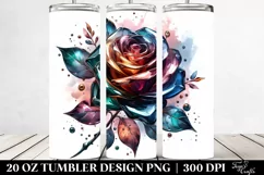 20 Oz Tumbler Sublimation | Glossy Rose Product Image 2