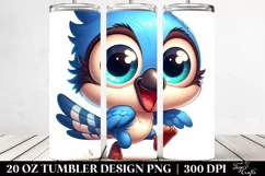 Colorful Dancing Baby Bird | 20 Oz Tumbler Product Image 2