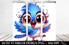 Colorful Blue Jay | 20 Oz Tumbler Product Image 2