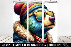 Bear Portrait Sunglasses | 20 oz Tumbler Product Image 2