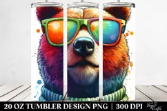 Bear Portrait Sunglasses | 20 oz Tumbler Product Image 2