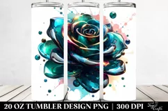 20 Oz Tumbler Sublimation | Glossy Rose Product Image 2