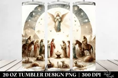 Vintage Nativity Scene 20 Oz Tumbler Product Image 2