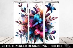 20 Oz Tumbler Sublimation | Glossy Lobelia Product Image 2