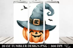 Funny Halloween Hat Clipart 20 Oz Tumbler Product Image 2