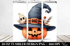 Funny Halloween Hat Clipart 20 Oz Tumbler Product Image 2
