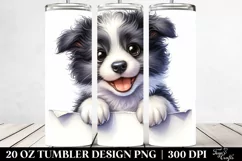 Funny Baby Border Collie | 20 Oz Tumbler Product Image 2