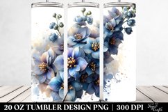 Delphinium Tumbler Design Product Image 2