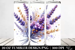 Shiny Golden Lavender | 20 Oz Tumbler Product Image 2