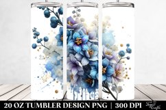 Delphinium Tumbler Design Product Image 2