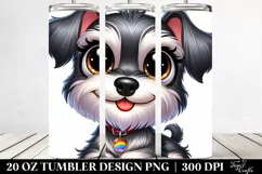 Colorful Baby Schnauzer Clipart Product Image 2