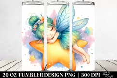 Colorful Napping Fairy | 20 Oz Tumbler Product Image 2