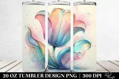 Shiny Tulip Clipart 20 Oz Tumbler Product Image 2