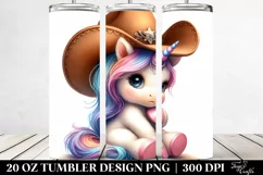 Pastel Baby Unicorn Tumbler Product Image 2