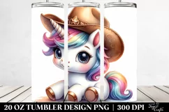 Pastel Baby Unicorn Tumbler Product Image 2