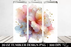 Abstract Shiny Azalea Design 20 Oz Tumbler Product Image 2