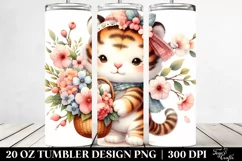 Baby Tiger Basket Tumbler Product Image 2