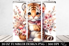 Baby Tiger Basket Tumbler Product Image 2