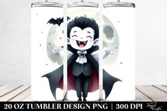 Simple Halloween Vampire Clipart 20 Oz Tumbler Product Image 2