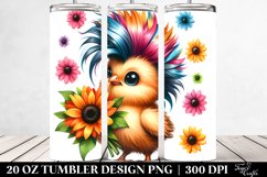 Baby Chick with Raincoat 20 Oz Tumbler Product Image 2