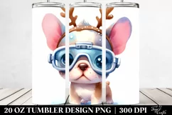 Expressive French Bulldog 20 Oz Tumbler Product Image 2