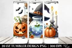 Funny Halloween Magic Potion Clipart 20 Oz Tumbler Product Image 2