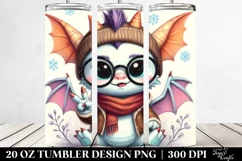 Baby Dragon Dressed for Winter 20 Oz Tumbler Product Image 2