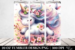 Baby Unicorn Petals Tumbler Product Image 2