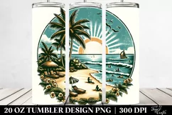 Vintage Island Beetle Car Tumbler Product Image 2