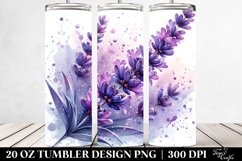 20 Oz Tumbler Sublimation | Lavender with Metallic Product Image 2