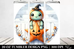 Baby Turtle Dressed for Halloween 20 Oz Tumbler Product Image 2