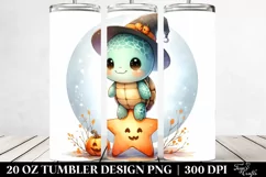 Baby Turtle Dressed for Halloween 20 Oz Tumbler Product Image 2