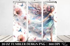 Fairy Tumbling in Spring Petals 20 Oz Tumbler Product Image 2
