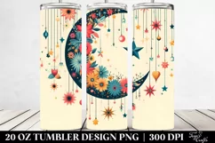 Whimsical Colorful Moon and Stars Design | 20 oz Tumbler Product Image 2