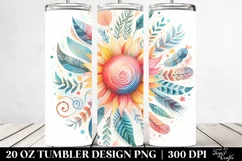Colorful Pastel Sun | 20 Oz Tumbler Product Image 2