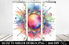 Colorful Pastel Sun | 20 Oz Tumbler Product Image 2
