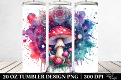 Vibrant Magical Celestial Mushroom Clipart Product Image 2