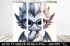 Baby Dragon Dressed for Winter 20 Oz Tumbler Product Image 2