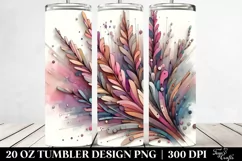 Abstract Pastel Stained Heather, 20 Oz Tumbler Product Image 2