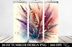 Abstract Pastel Stained Heather, 20 Oz Tumbler Product Image 2